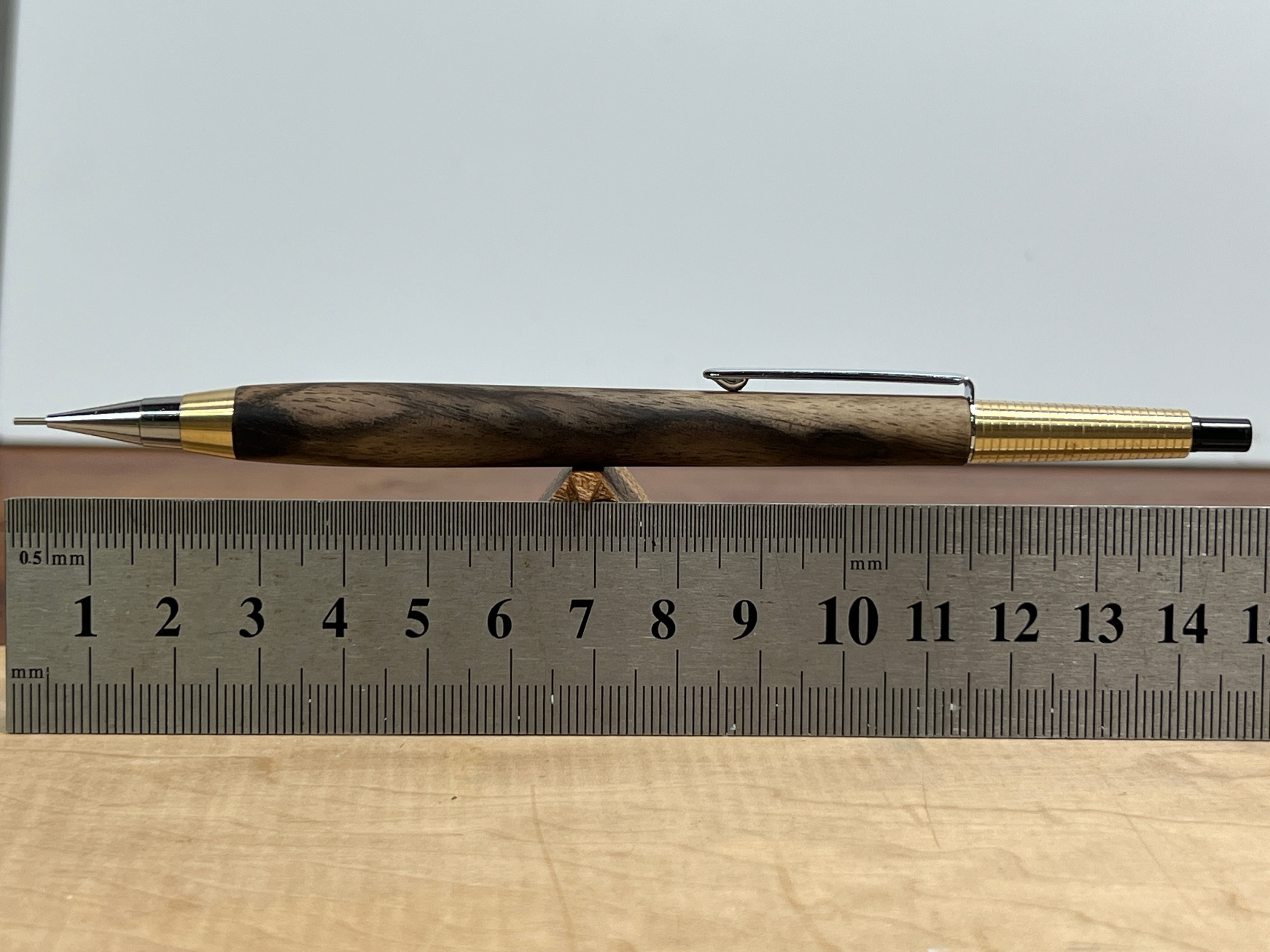 248黒柿 PG-5用木軸 低重心テーパー 真鍮 | handwood