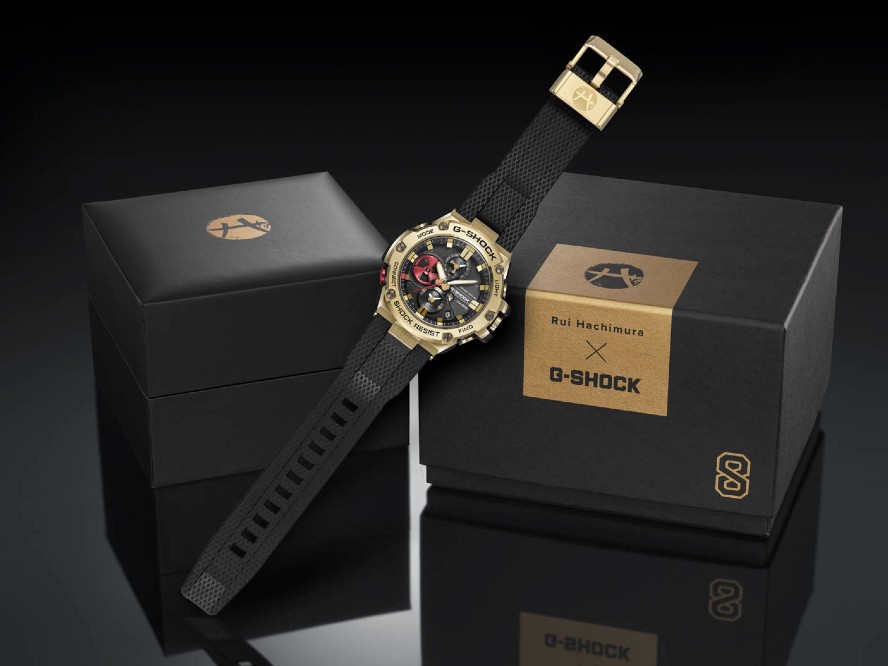 自身初のG-SHOCKシグネチャーモデル発売に八村塁「僕のロゴが時計に刻
