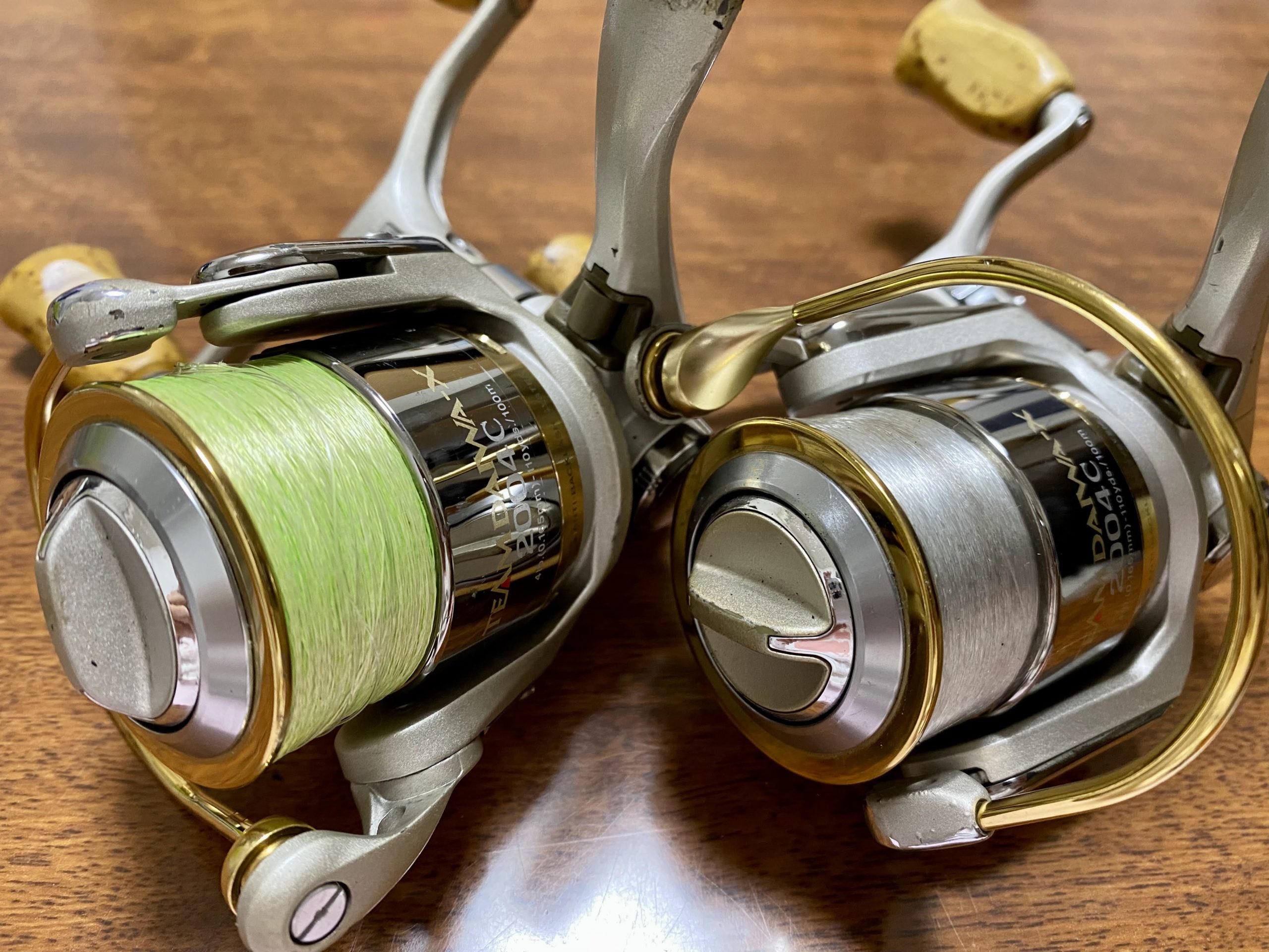 まとめ売り】ダイワ・シマノ スピニング／両軸リール4点セット まとめ