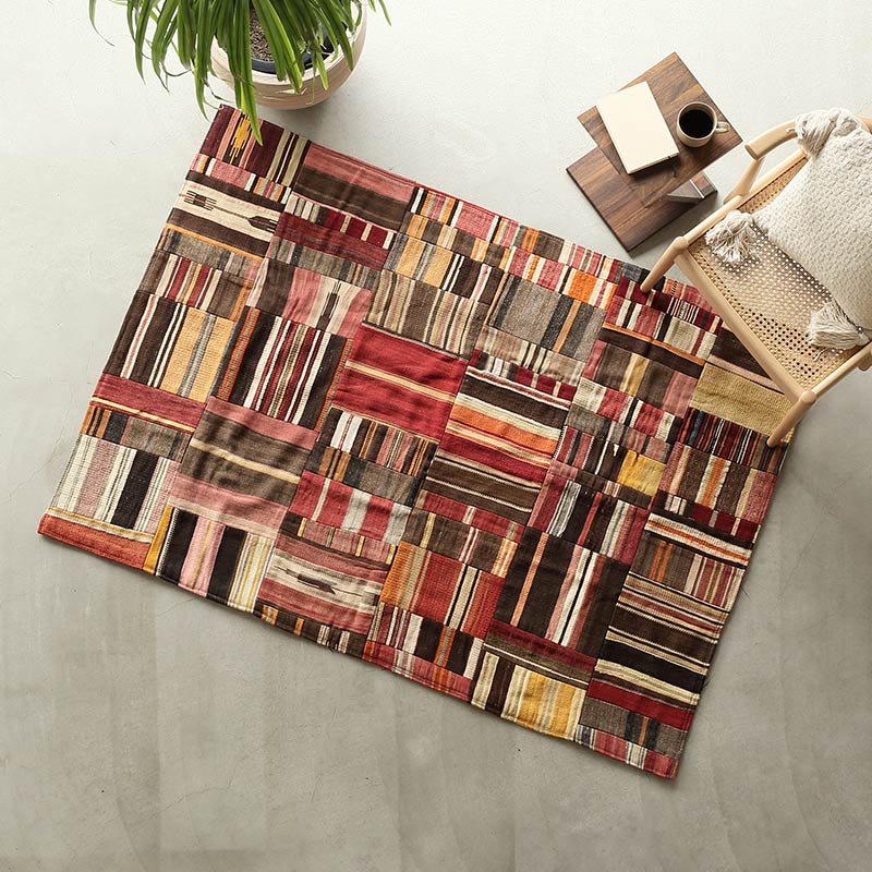 パッチワークキリム] トルコ産 / OK101 | ボー・デコール オンライン