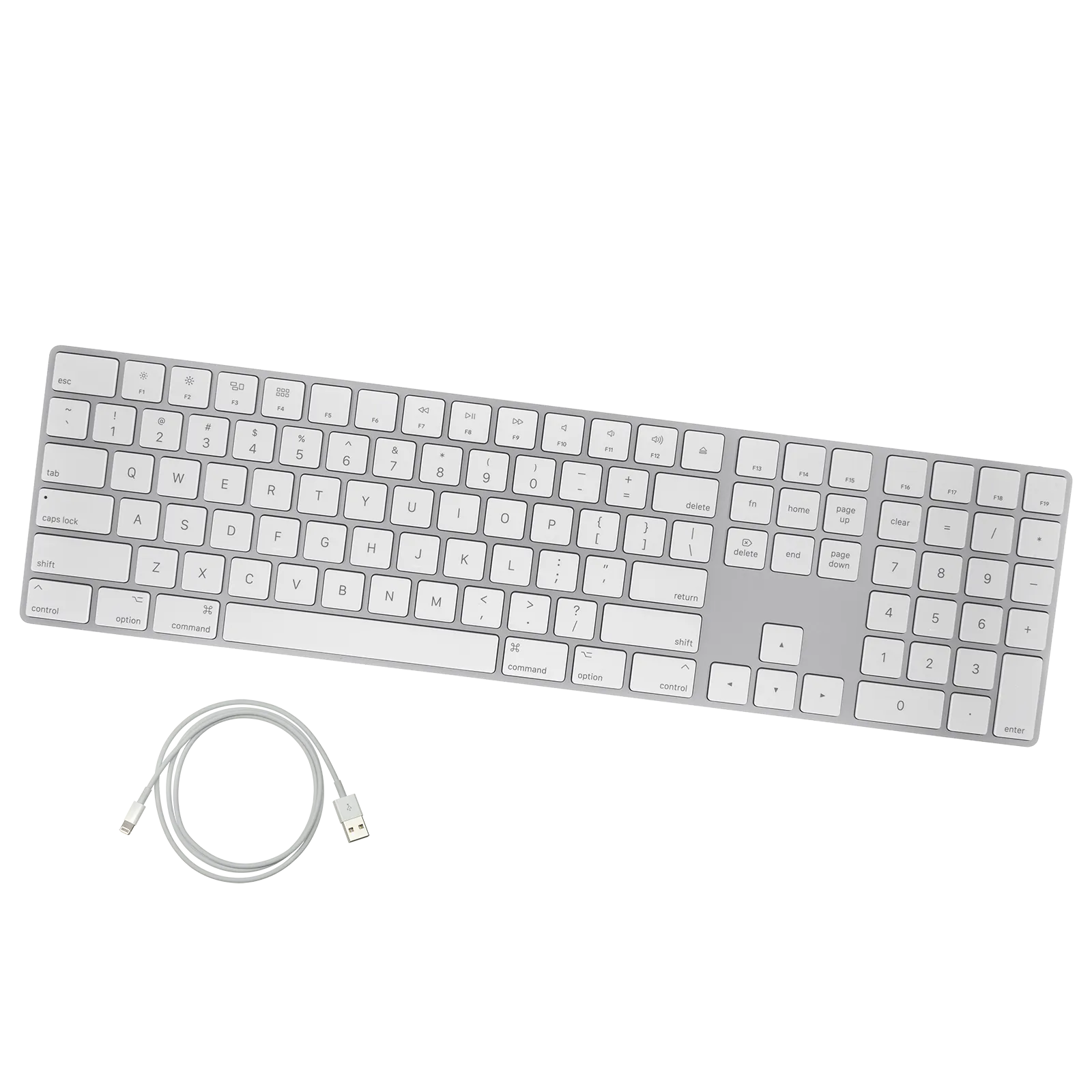 A1843) Apple Magic Keyboard w/ Numeric Keypad - MQ052LL/A