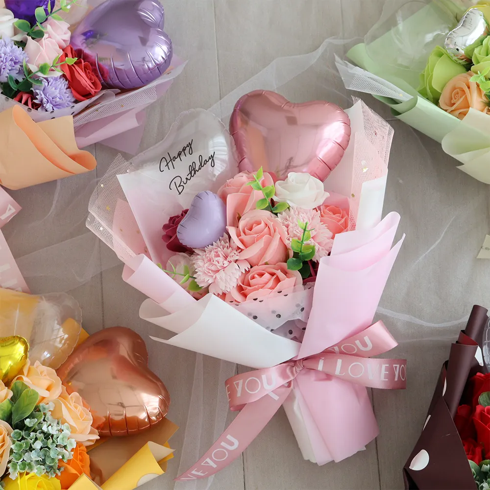 ソープフラワー ピッコロバルーンブーケ｜ベルビーWebshop本店