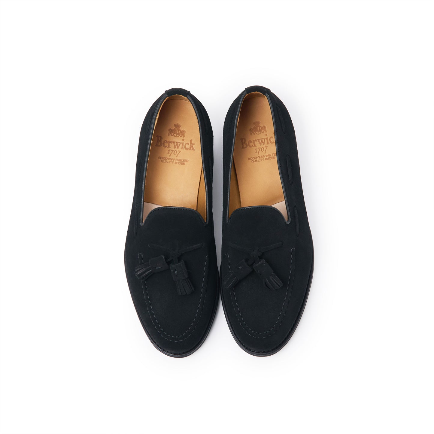 Berwick1707 | タッセルローファー スエード | 8491SBVIBK – バー