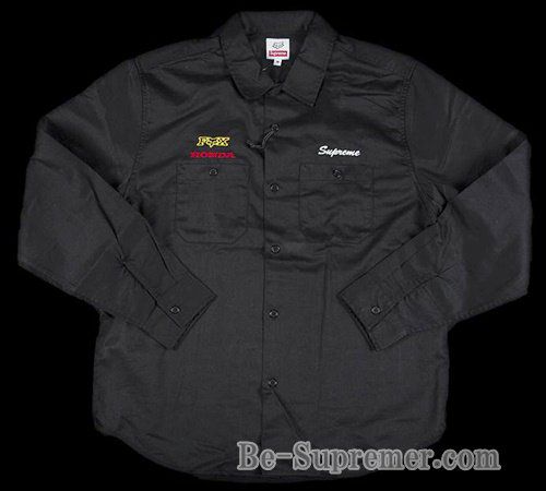 Supreme シュプリーム 19FW Honda Fox Racing Work Shirt ホンダ