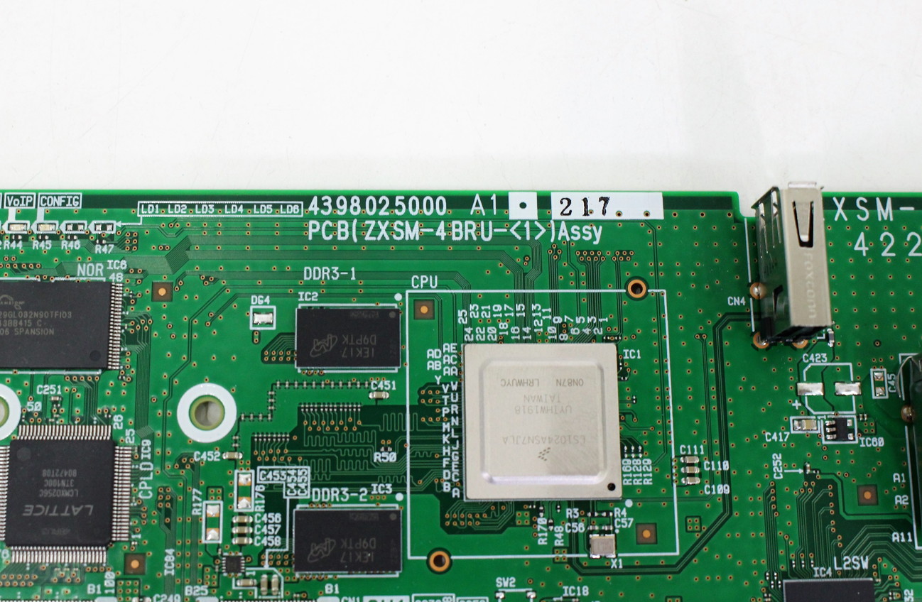 ZXSM-4BRU-(1) NTT製 αZX 基板 4chブロードバンドルーターユニット