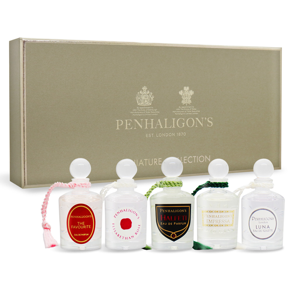 PENHALIGON'S 潘海利根】女性香水禮盒5入組5ml*5*[伊莉莎白+女王+黑