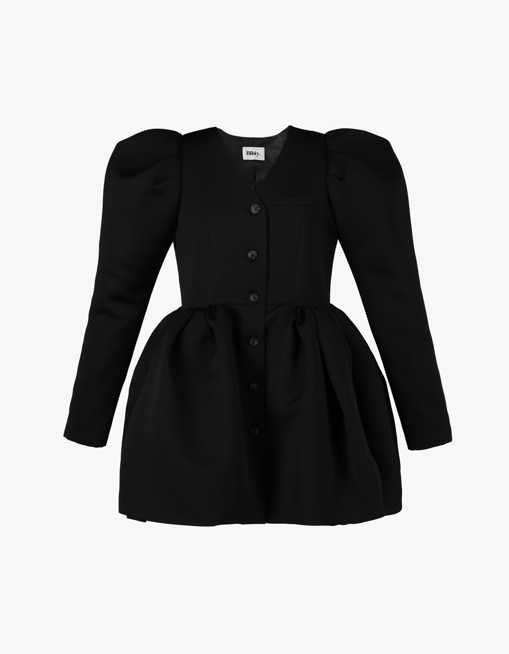 BIBIY. MADE | DOROTHY PUFF DRESS WHITE｜Bibiy.