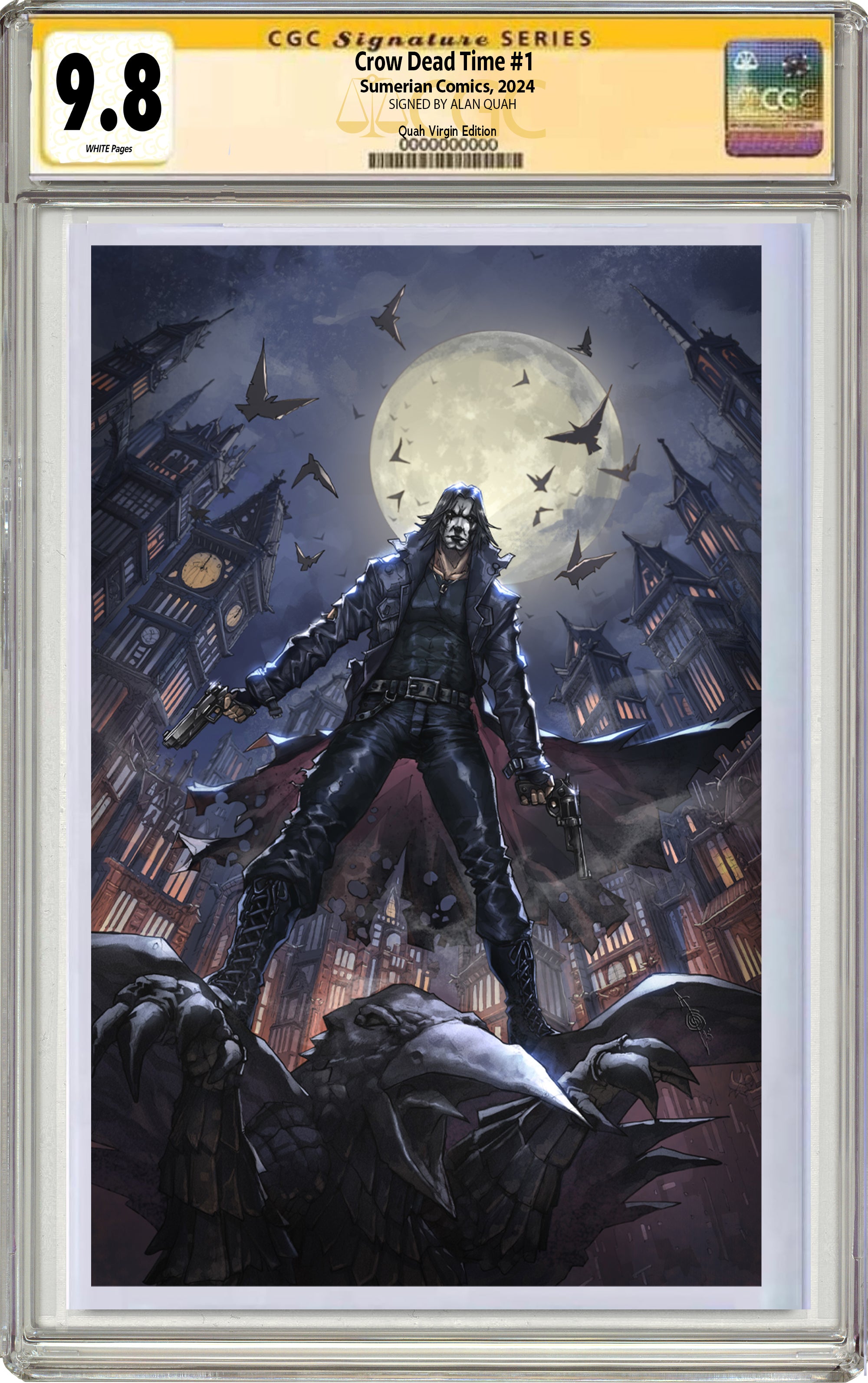 アメコミリーフ Crow: Dead Time #1 CGC 9.8 サイン入り アメコミ