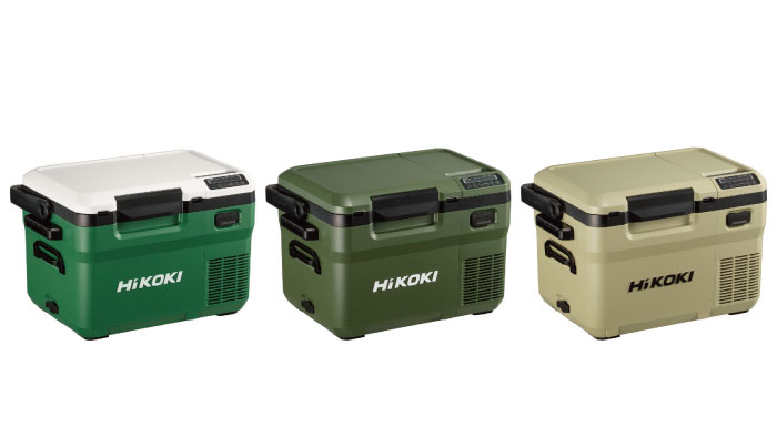 HiKOKI】コードレス冷温庫にコンパクトな新サイズ 10.5L が追加