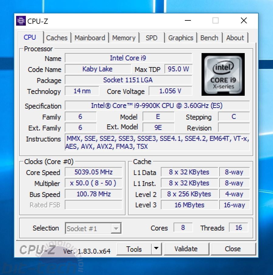 Intel Core i9-9900K Review (Coffee Lake Refresh) Review | bit-tech.net