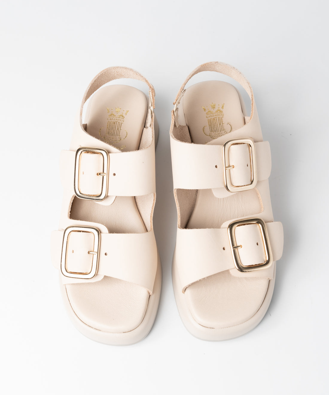 BONTRE/厚底ダブルベルトサンダル