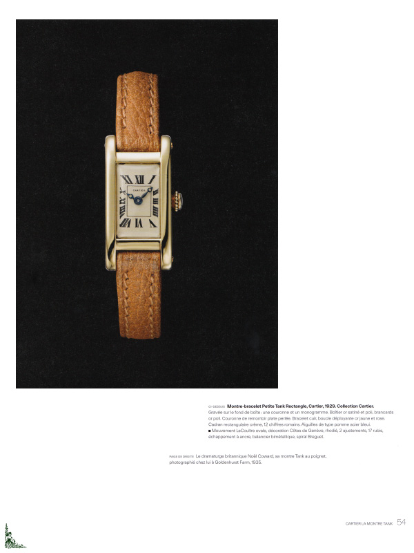 The Cartier Tank Watch - LIBERTY's Books
