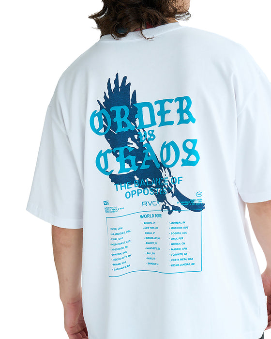 OUTLET】RVCA メンズ TOUR DATES SS Tシャツ 【2025年夏モデル】