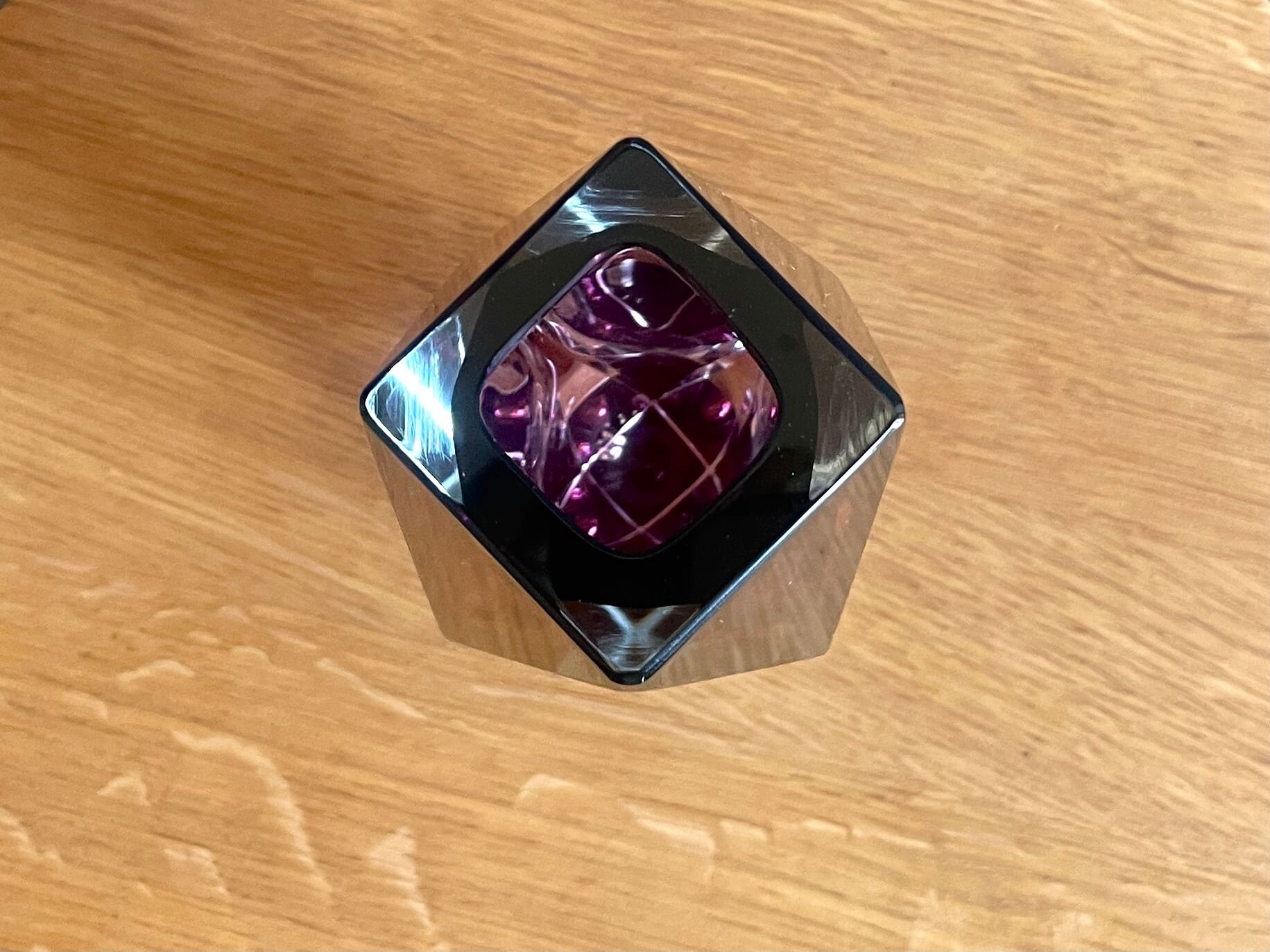 No.9880「ムラノガラス ベース：Alessandro Mandruzzato」高さ25.5cm