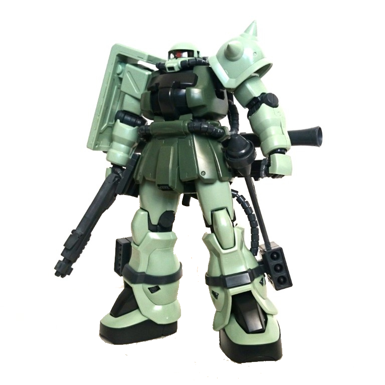 バンダイ MG MS-06F-2 ザクIIF2型(ジオン公国軍仕様) レビュー