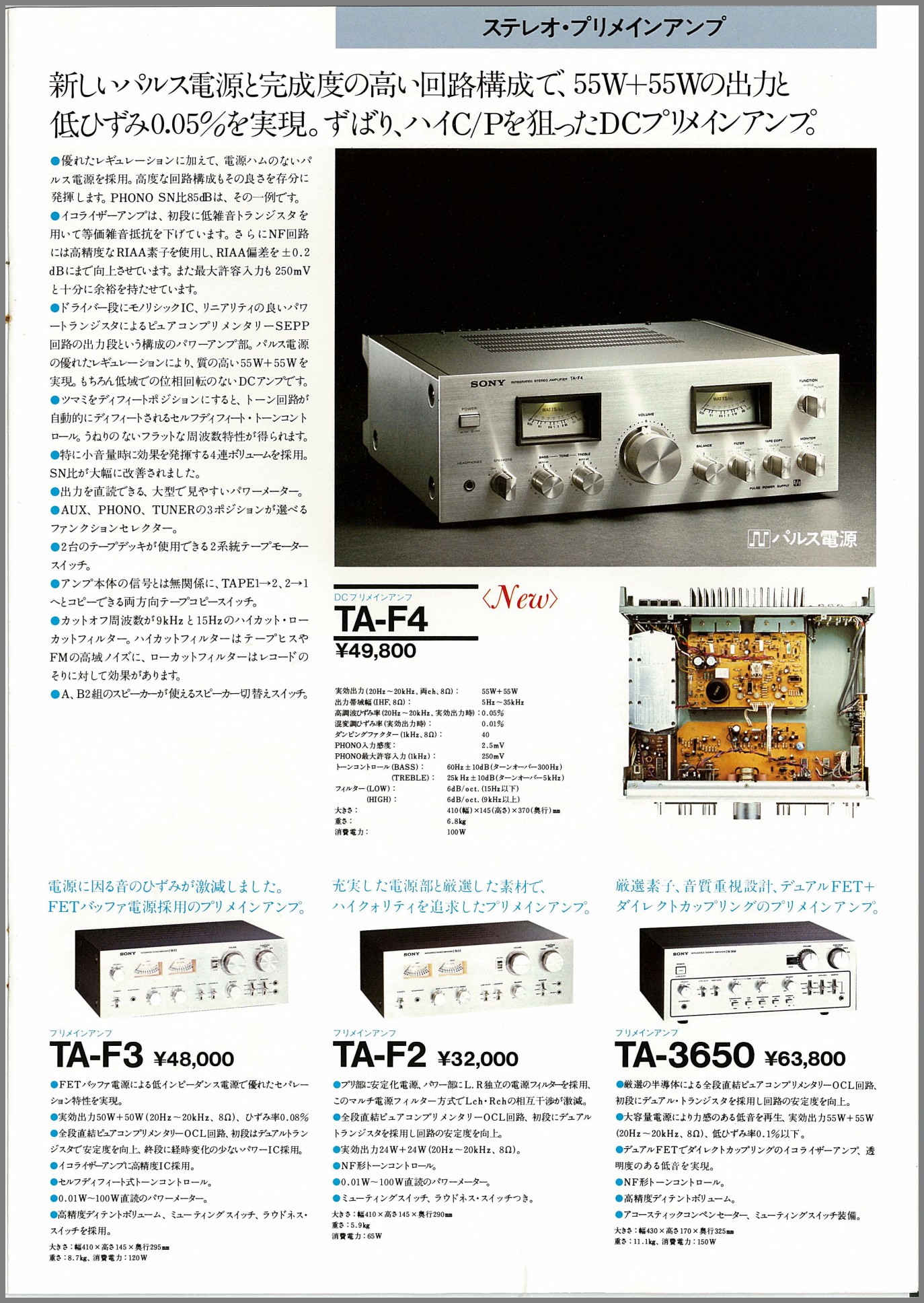 アンプ / チューナー 1977年11月 | ソニー坊やと呼ばれた男