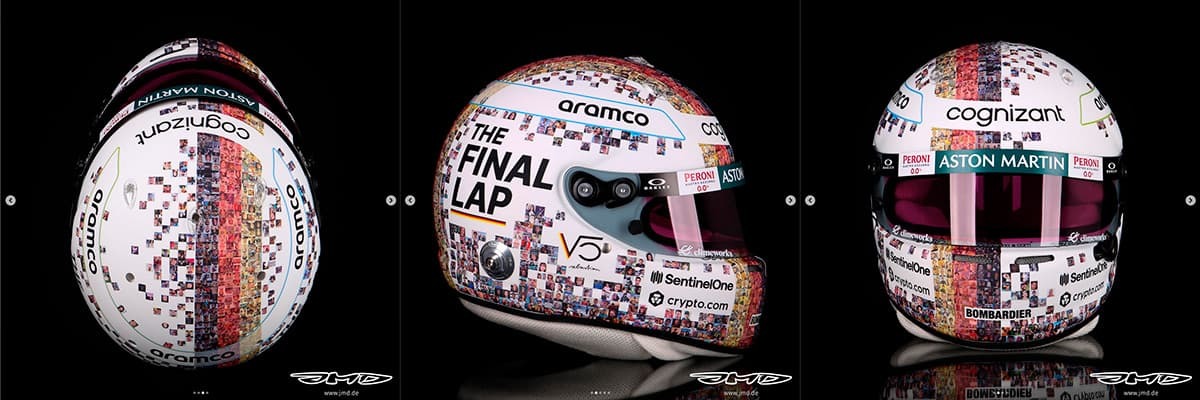 写真】セバスチャン・ベッテルの2022年ヘルメット その2 - ベッテル