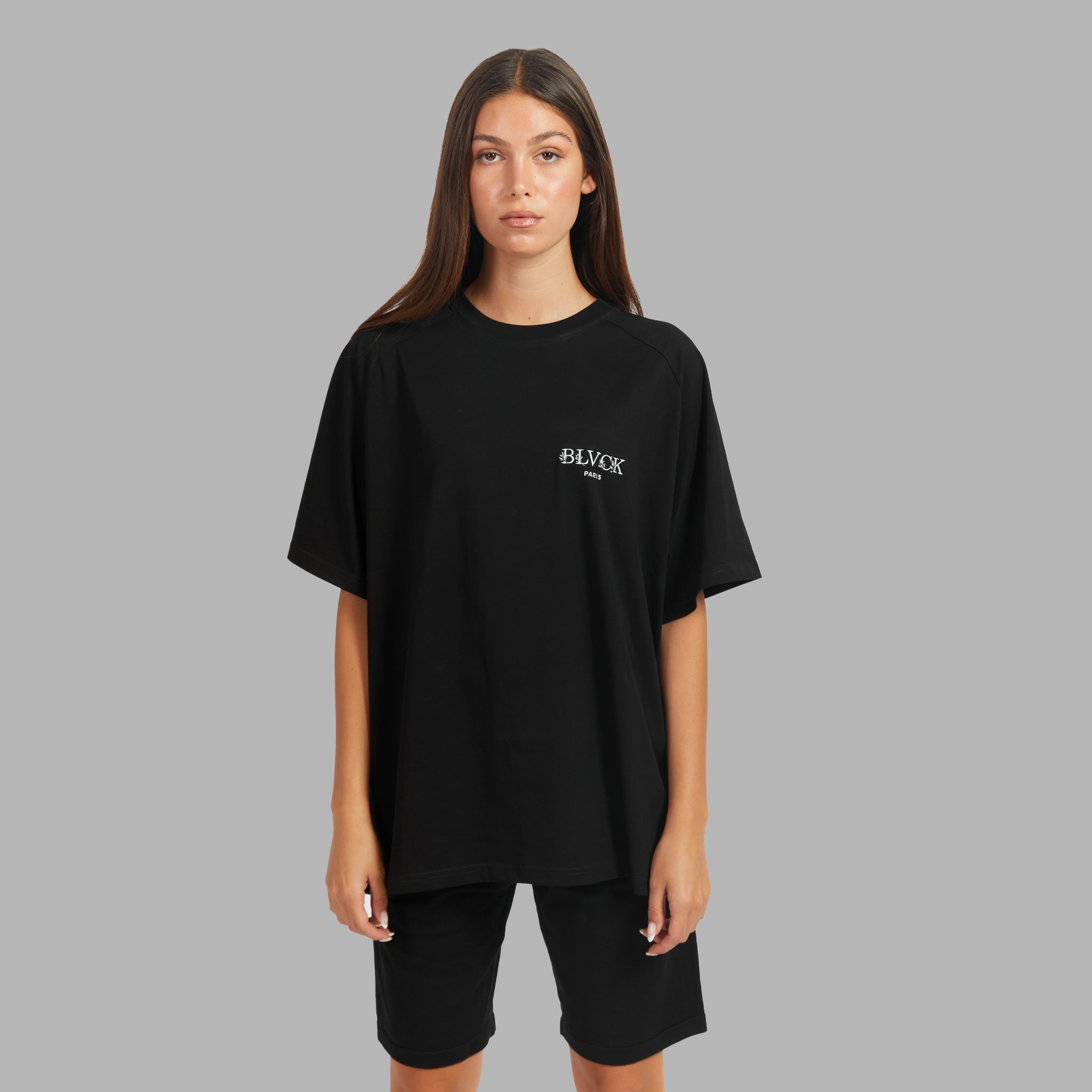 LOGO FLOWERS OVERSIZED TEE – Blvck Paris - Japan