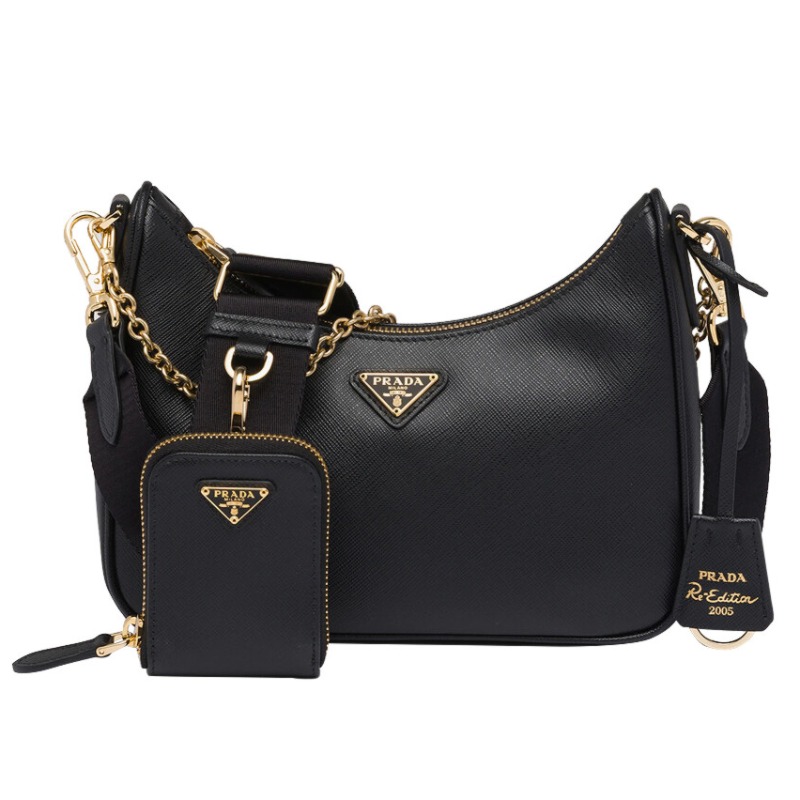 プラダ Re Edition 2005 サフィアーノレザー ショルダーバッグ