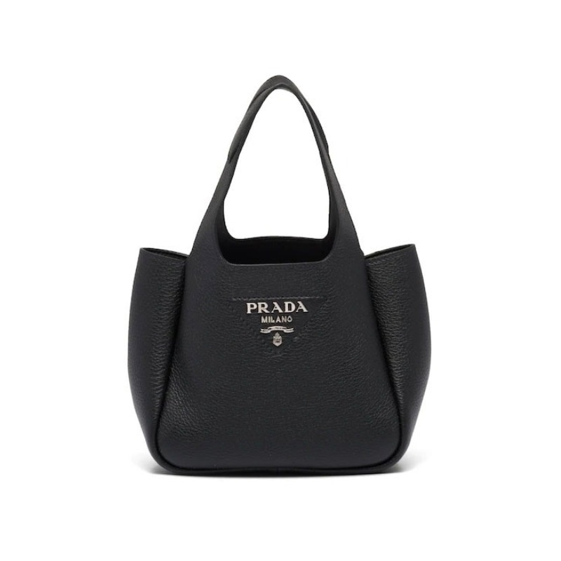 プラダ レザー ミニハンドバッグ 1BA349 ブラック｜ブランド買取なら