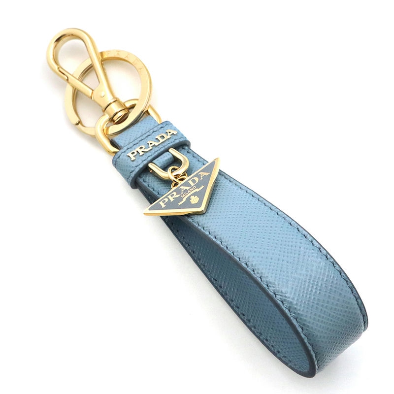 Brandol / PRADA プラダ キーリング サフィアーノ レザー キーホルダー