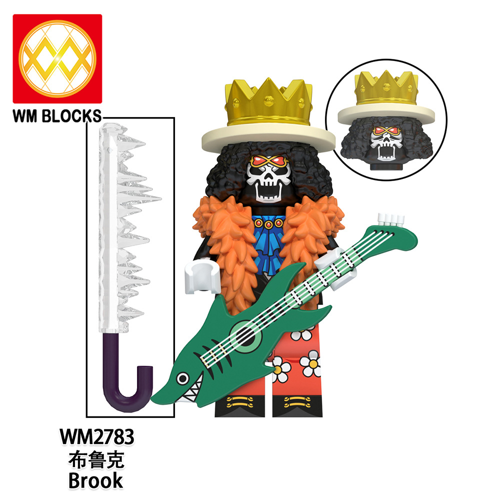 Anime One Piece Brook WM2783 Minifigures - Brixtoy
