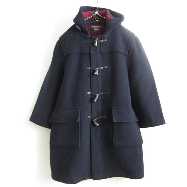英国製/ブルックスブラザーズ/ダッフルコート/紺系/ビッグシルエット
