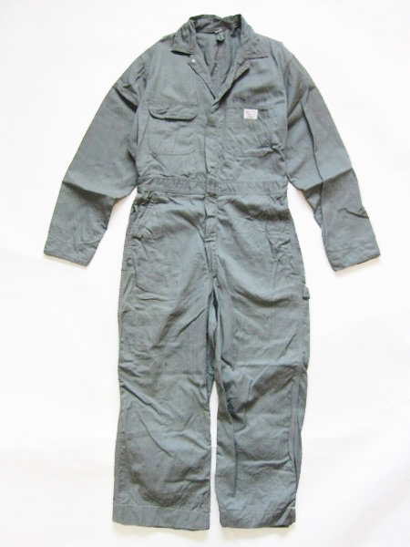 60s USA製 BIG MAC ヘリンボーンツイル HBT つなぎ グレー系 40L ぺ