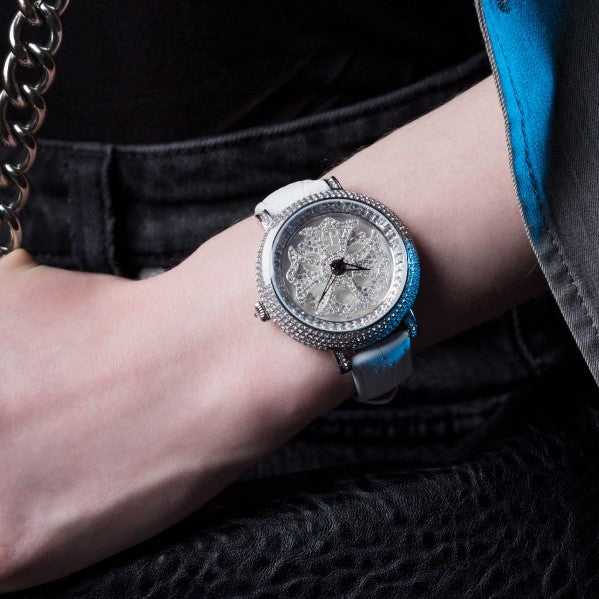 LILY 40MM WHITE x SILVER ＜革ベルト＞ – BRILLAMICOメーカー公式サイト