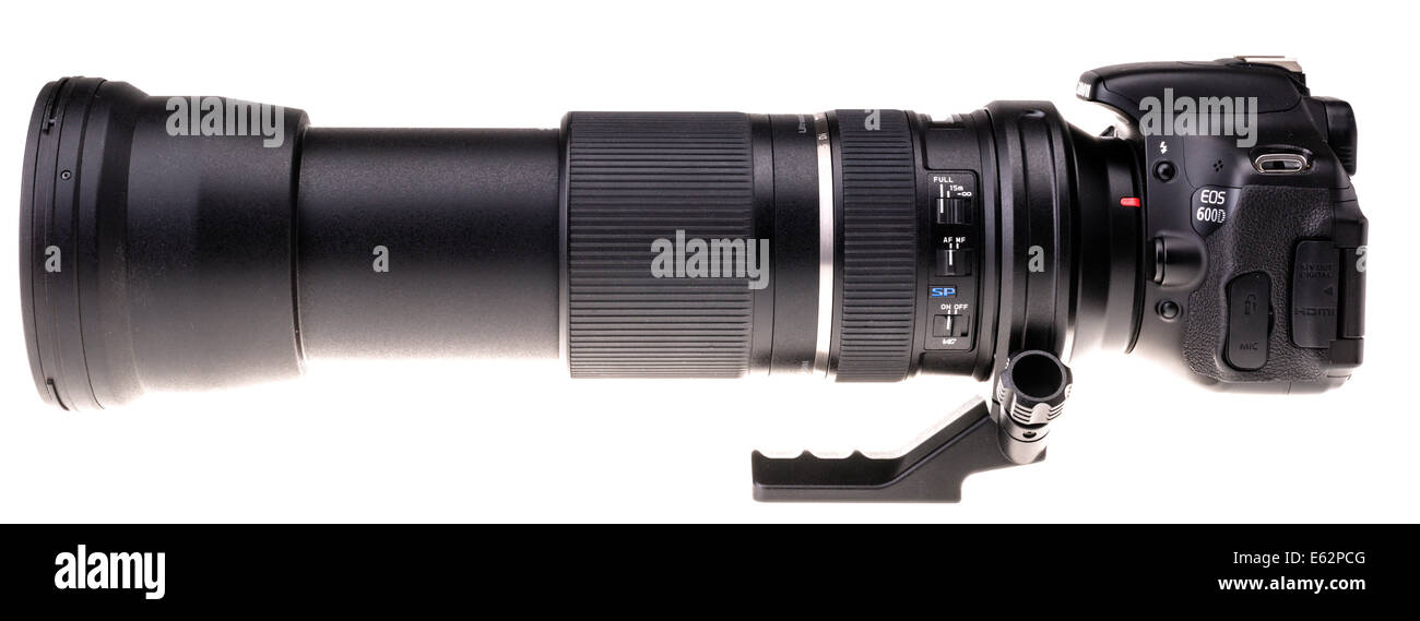 Tamron 150-600mm AF zoom lens (2014) on Canon 600D camera body