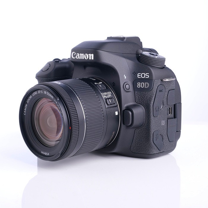中古】(キヤノン) Canon EOS 80D/EF-S18-55 IS STM レンズキツト