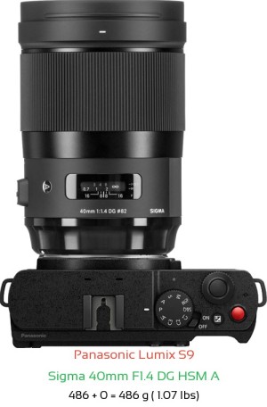Panasonic S9 Camera and Sigma 50mm F1.4 DG DN Art Lens