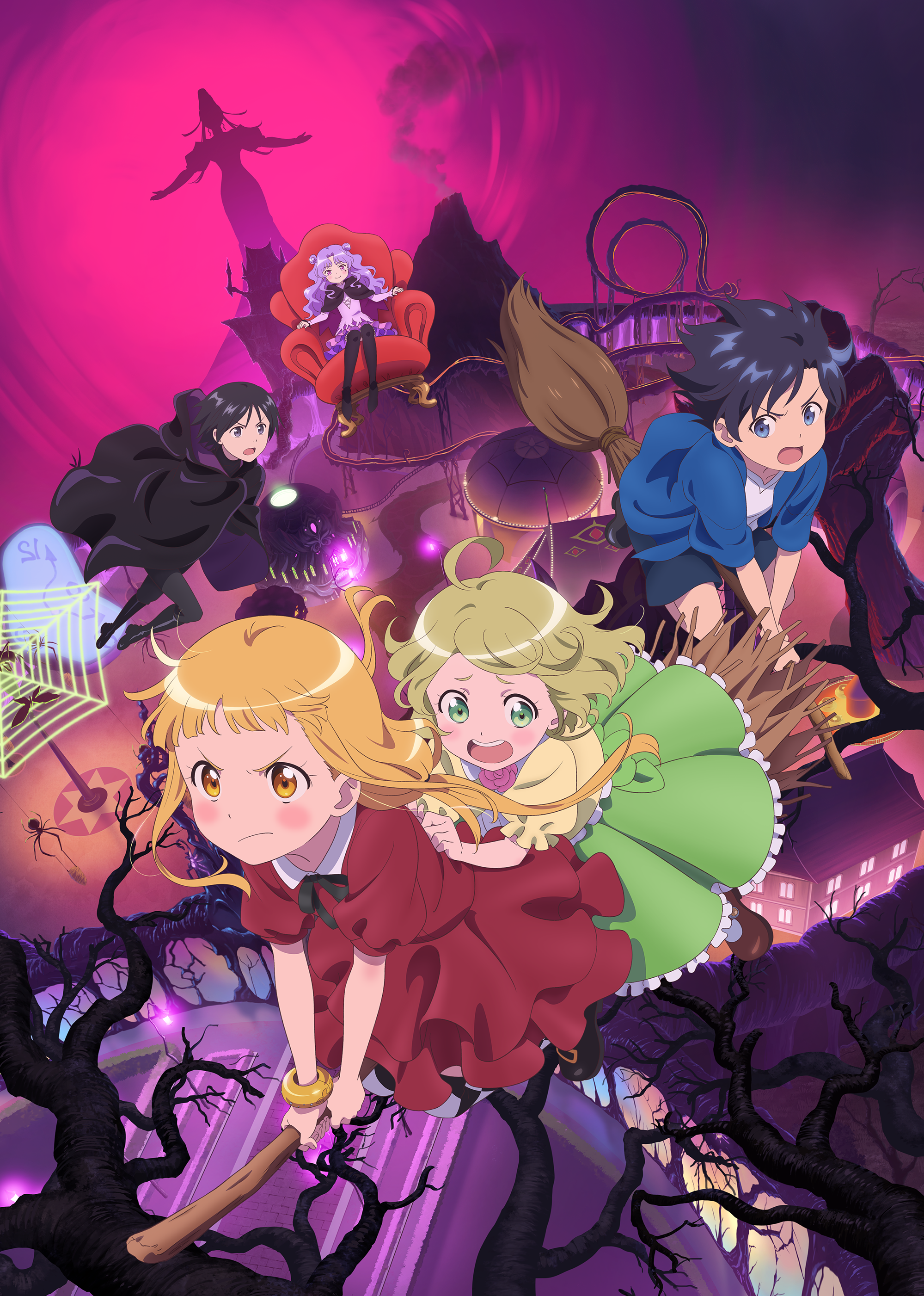 劇場アニメ「らくだい魔女 フウカと闇の魔女」お茶会スイーツモチーフ