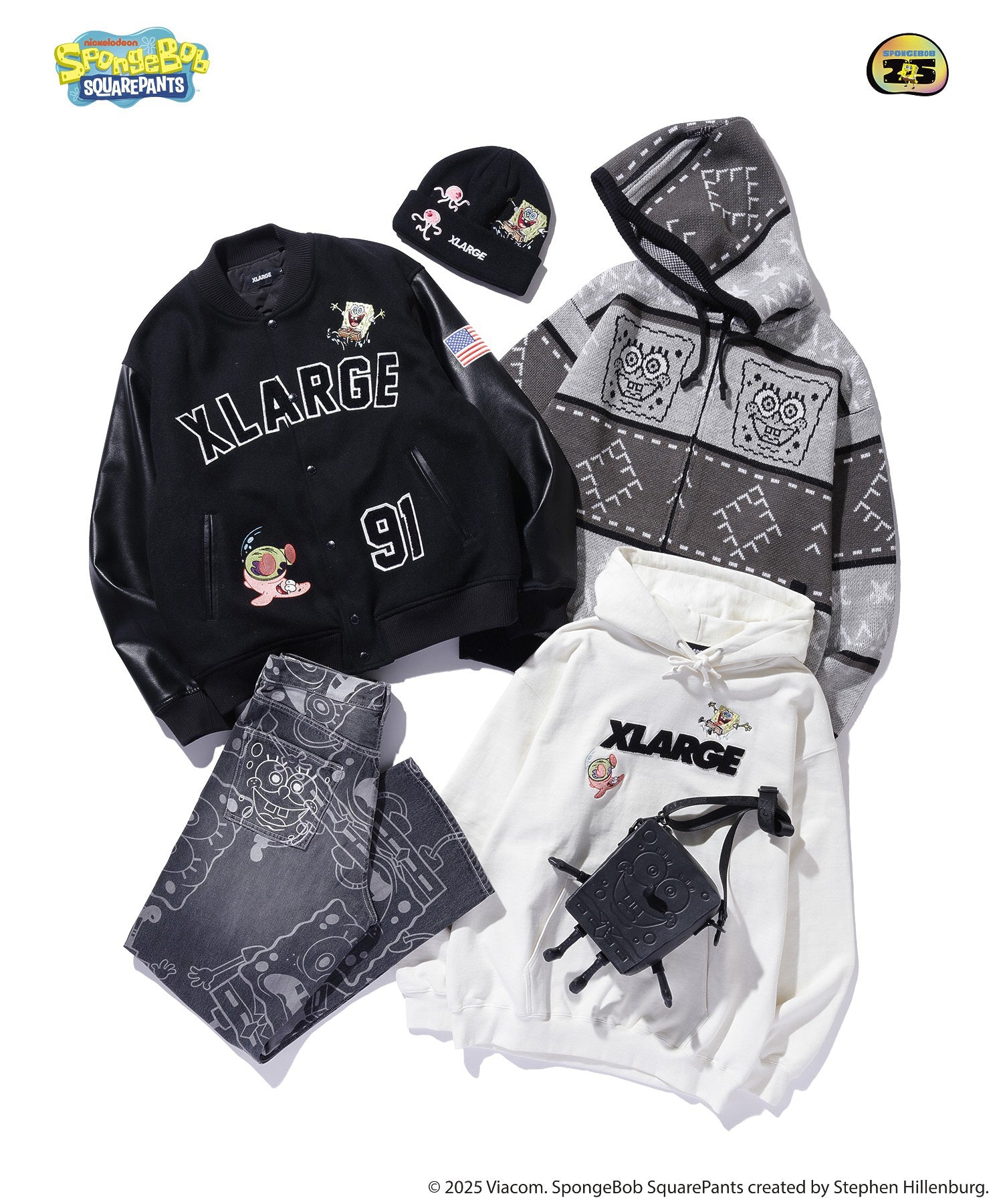 XLARGE×SpongeBob VARSITY JACKET – calif（カリフ）公式サイト