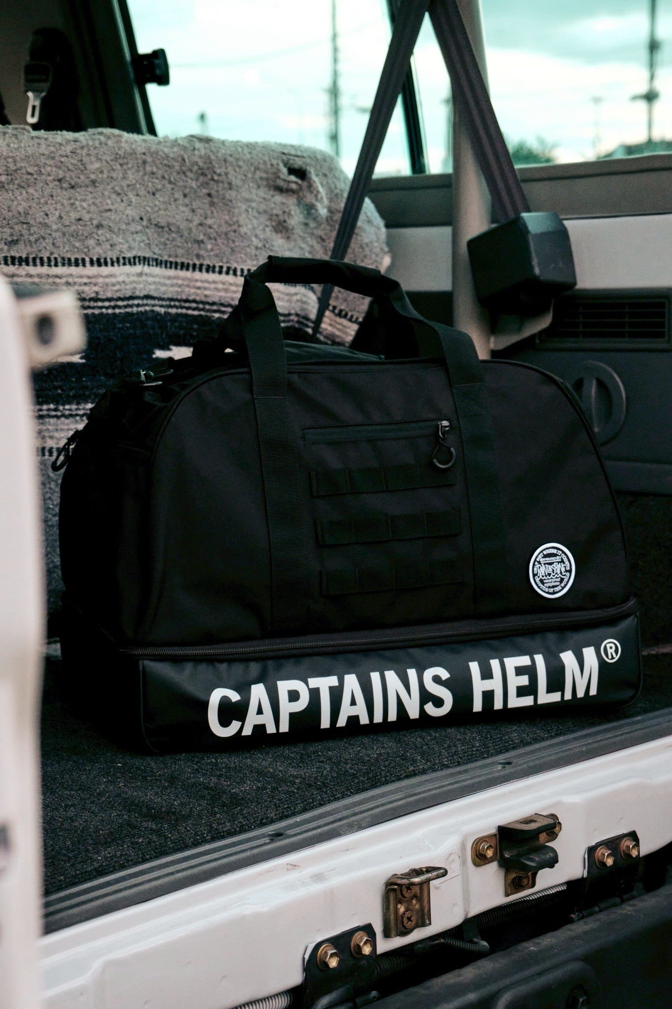 RAIN OR SHINE × CAPTAINS HELM #TRAVEL BOSTON BAG