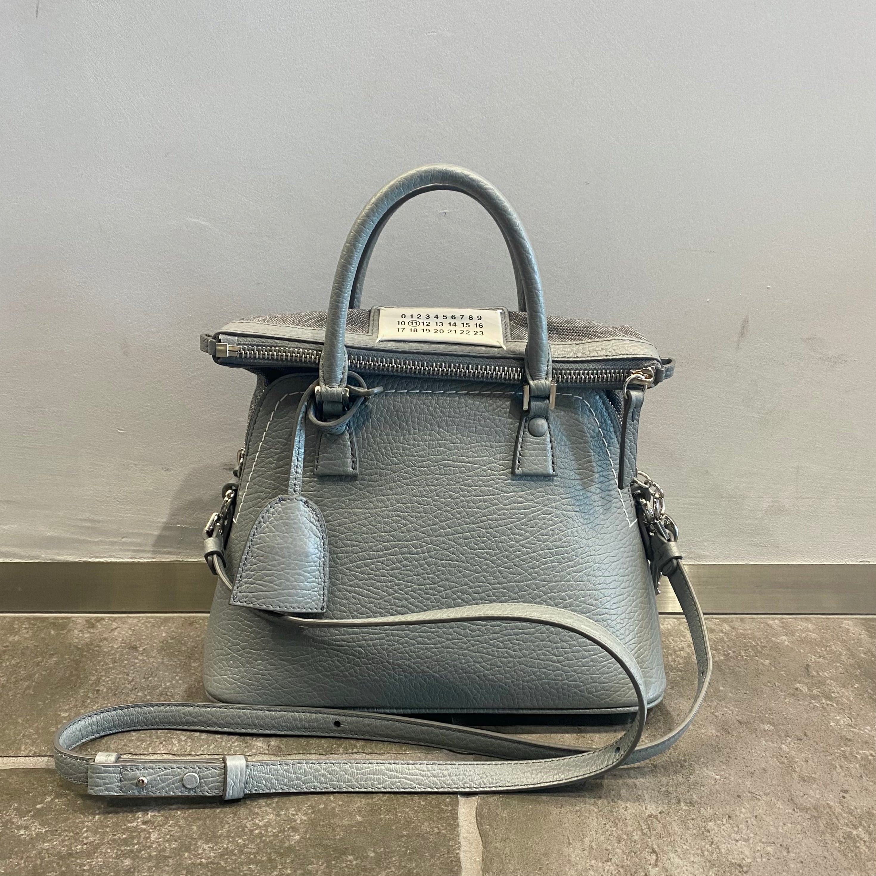 Maison Margiela 5ACミニ レザー/キャンバス 2wayバッグ