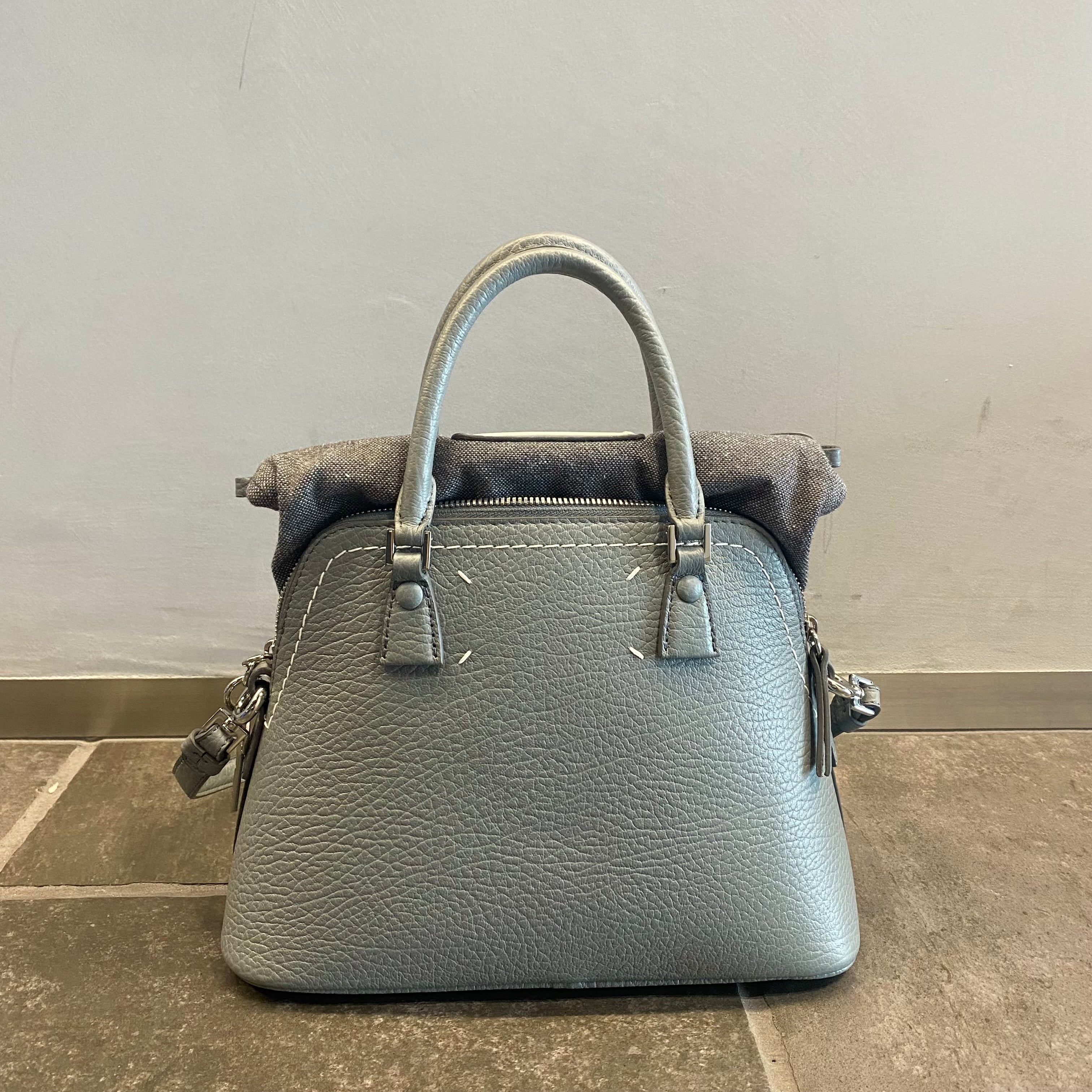 Maison Margiela 5ACミニ レザー/キャンバス 2wayバッグ