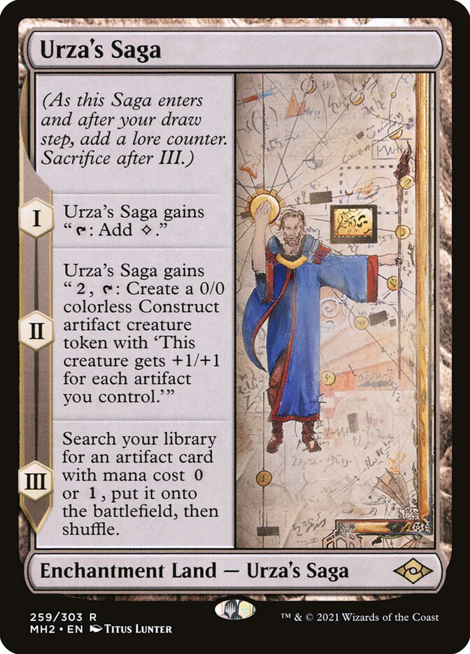 Urza's Saga · Modern Horizons 2 (MH2) #259 · Scryfall Magic: The