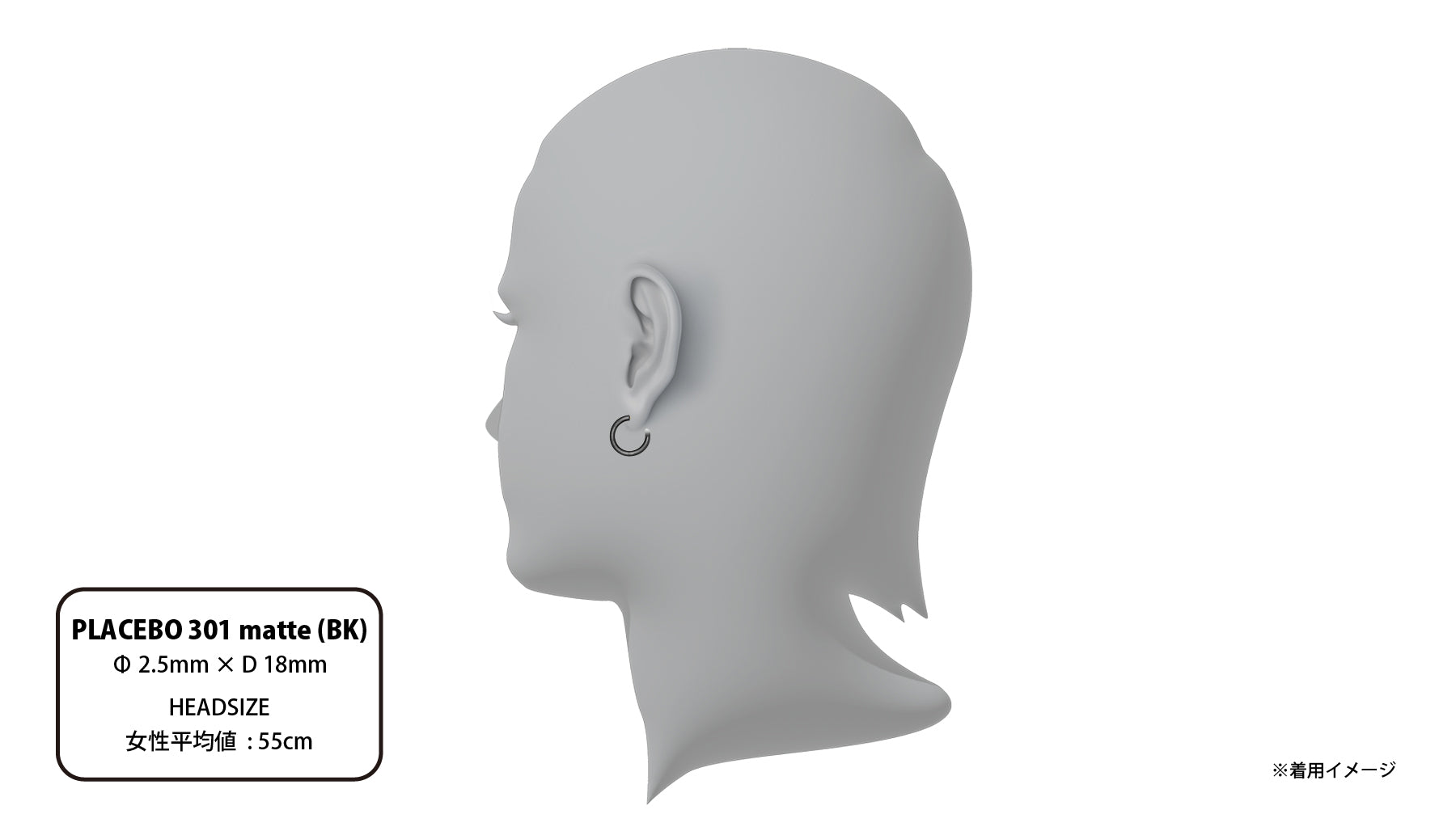 PLACEBO 301 matte (BK) | CAREERING - キャリアリング公式オンライン