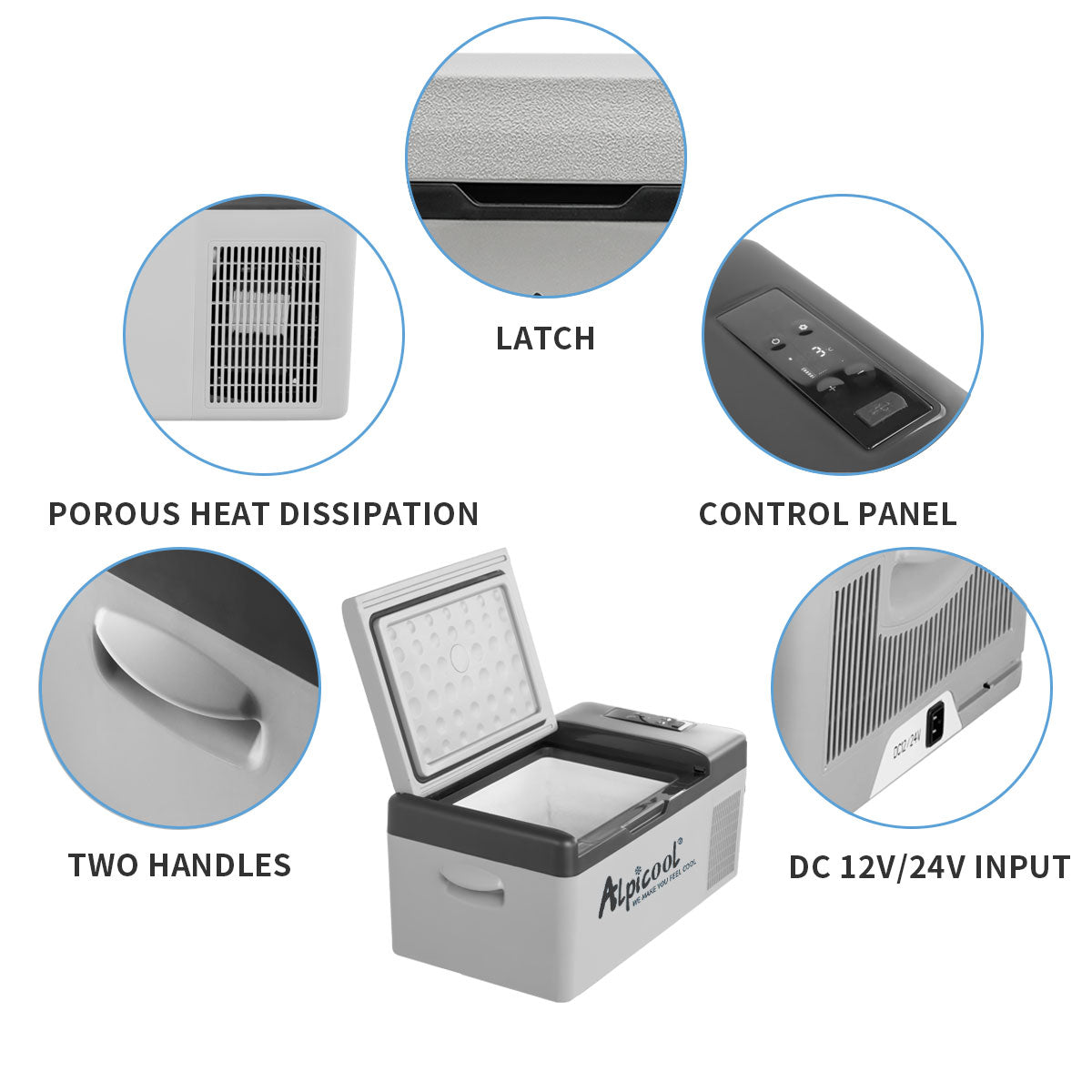 Alpicool C15 Portable Car Fridge