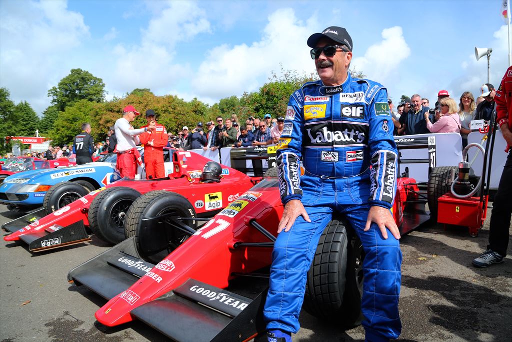 F1チャンピオン、ナイジェル・マンセルがグッドウッドに降臨！ 往年の