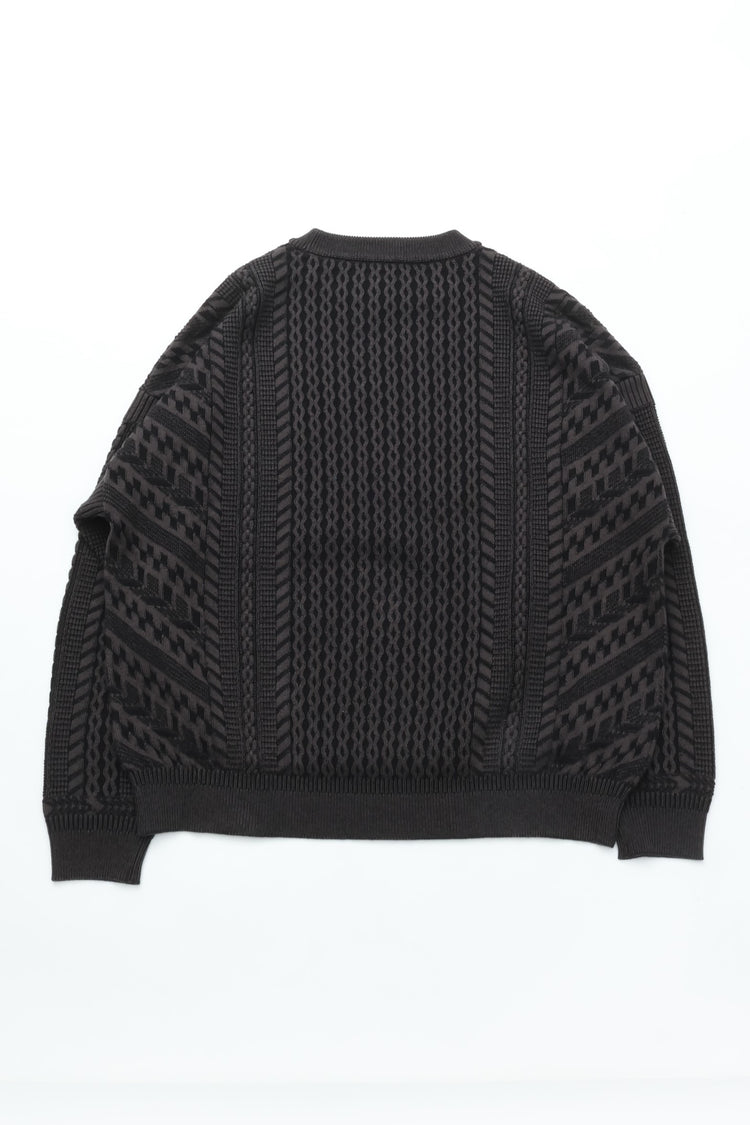 YASHIKI YSK-25AW-KN03 Fubuki Knit BLACK – CASDAY / キャスデイ