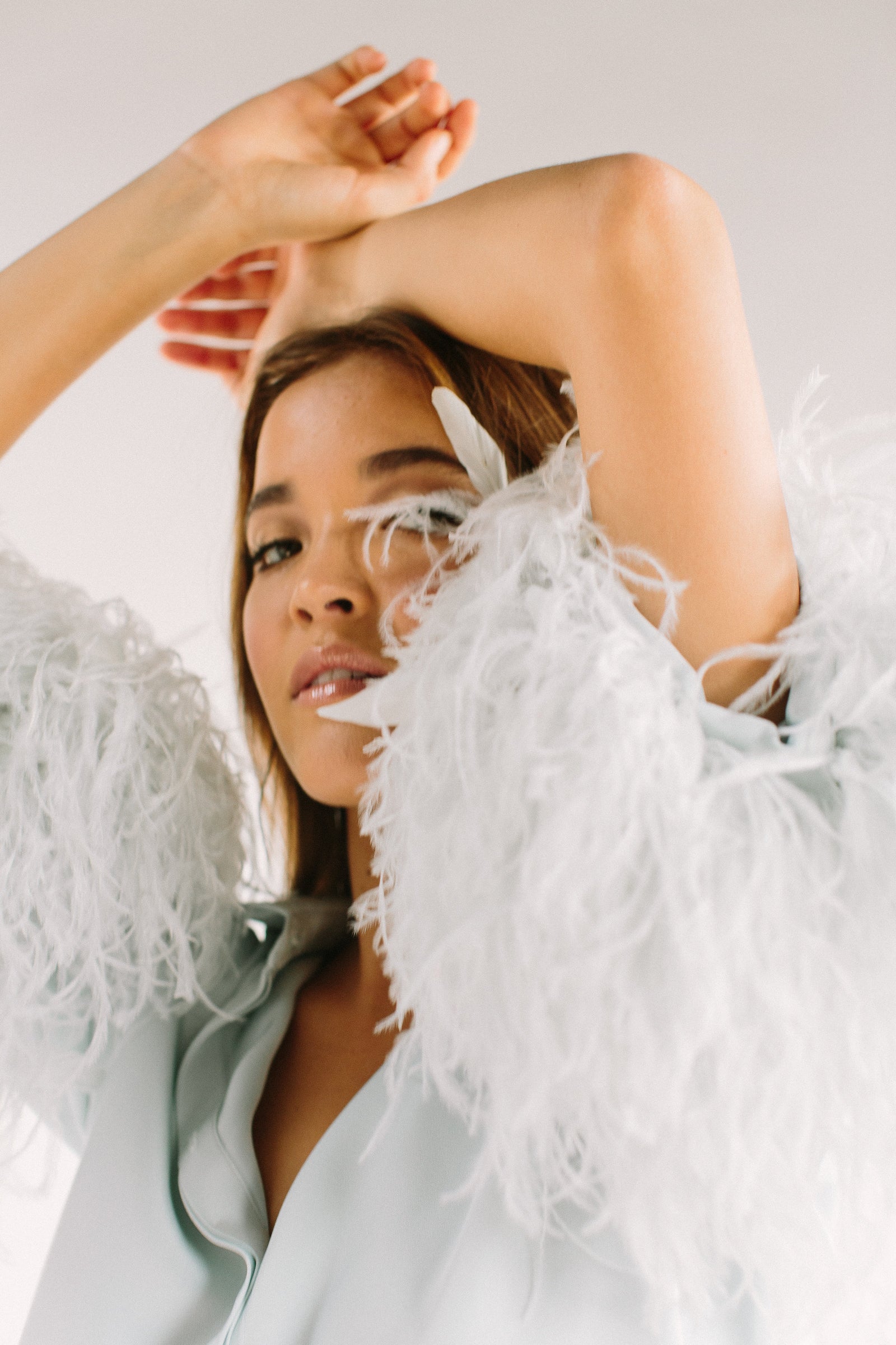 Catherine Shirt with Ostrich Feather Cuff – Catherine Regehr