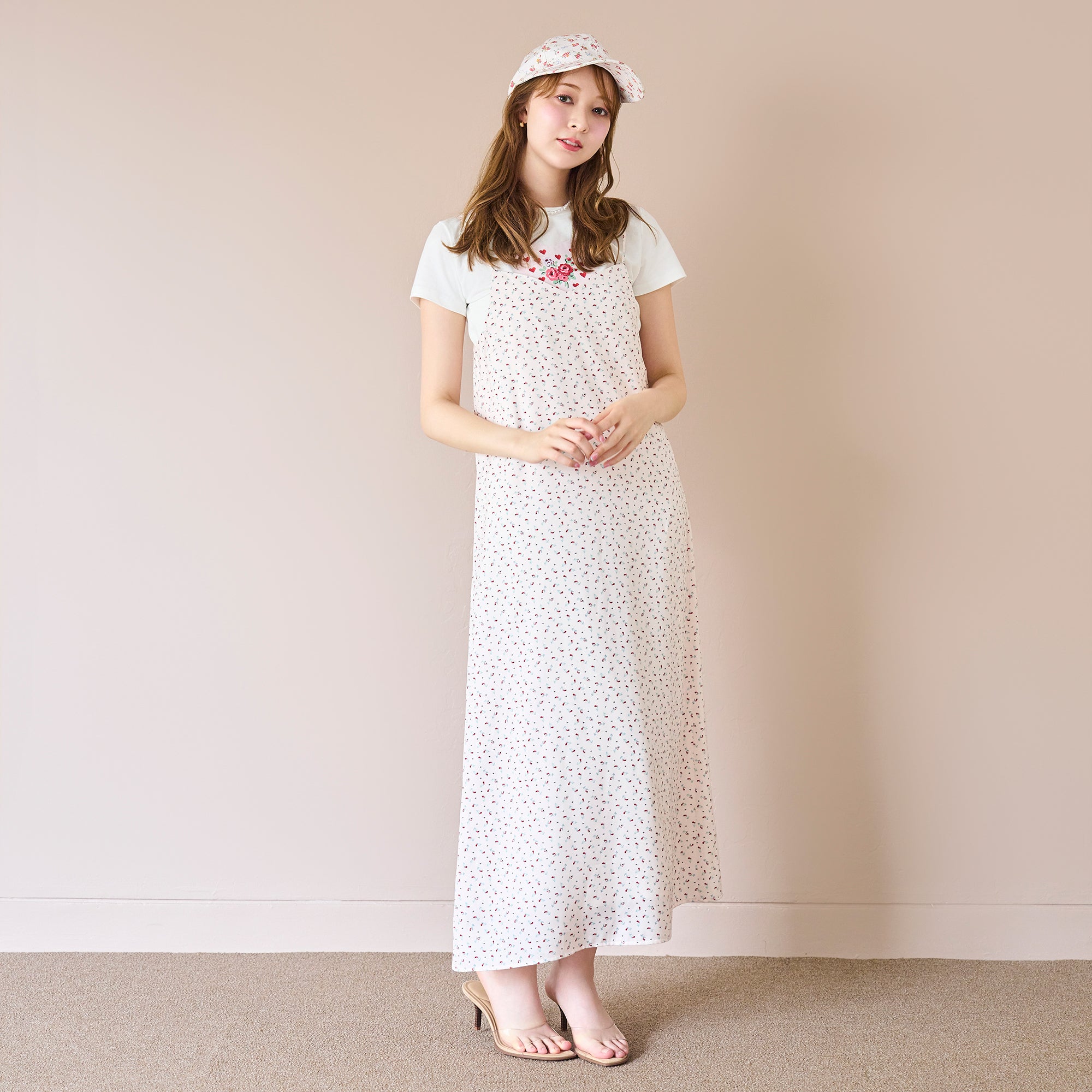 サテンキャミソールドレス Rose Miniature | Cath Kidston 日本公式