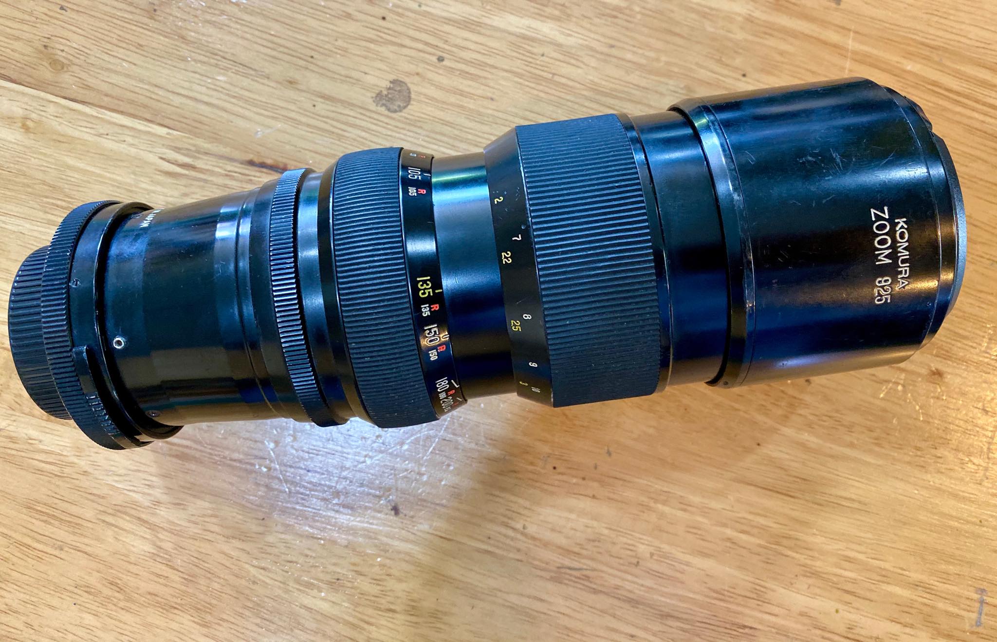 SUPER-KOMURA ZOOM LENS 90-250MM.F4.5 M42 MOUNT - ฟิล์มคาเมร่า