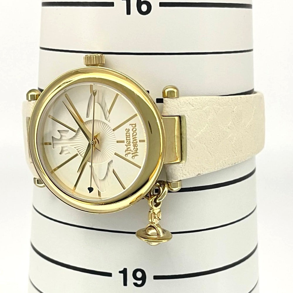 ヴィヴィアン・ウエストウッド ホワイト文字盤 32mm 2025年11月電池