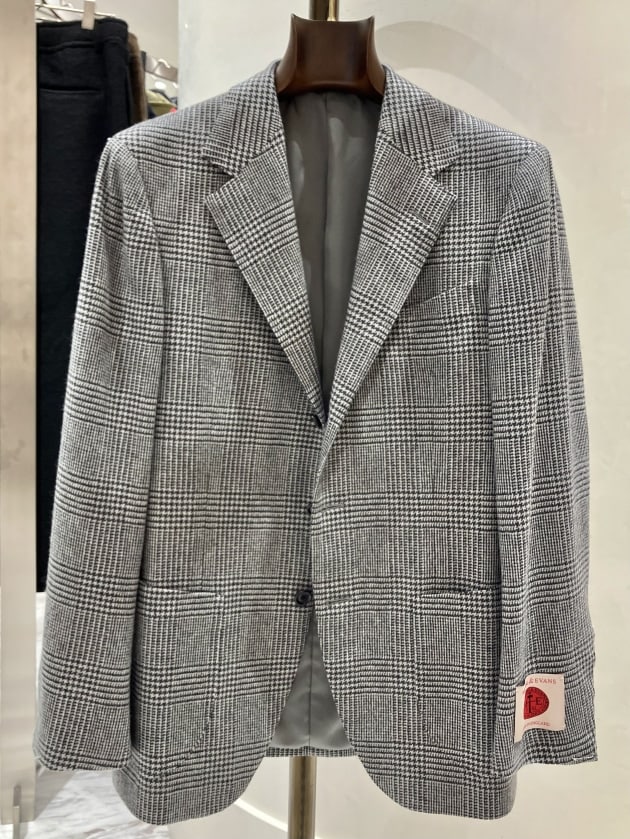 BEAMS F〉柔らかい雰囲気のあるグレンチェックジャケットを