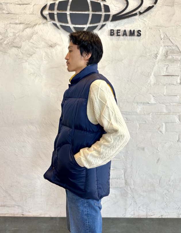 1粒で2度楽しめる！ ダウンベストのサイズ比較！｜ビームス 千葉｜BEAMS