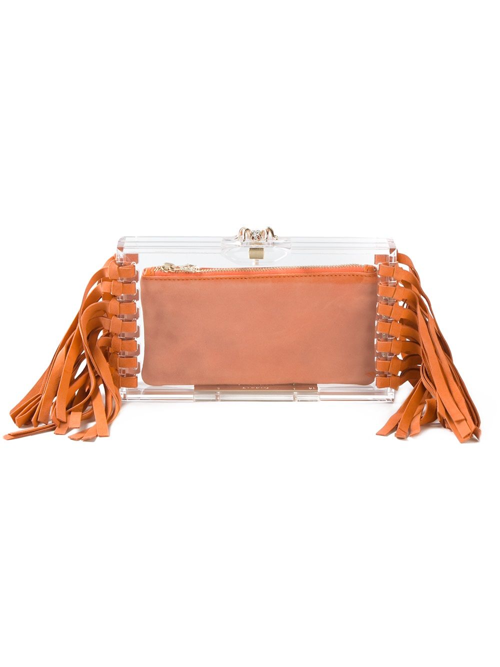 Charlotte Olympia 'Pandora' Clutch | Yellow | FARFETCH