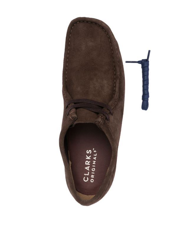 Clarks Originals Wallabee Suede Loafers | Brown | FARFETCH